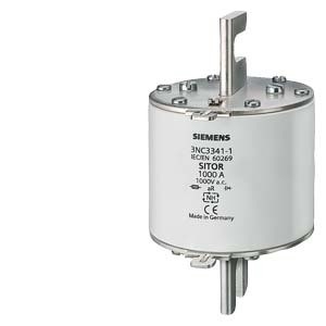 Χαμηλή χωρητικότητα σπάσματος 3NC33421U 1100A 800V AC aR Μέγεθος NH3 3NC ασφάλιστρα για τις απαιτήσεις σας