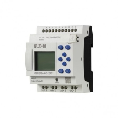 Ελέγχου Relays EASY-E4-AC-12RCX1 8DI4RO 100-240V AC/DC Πλακέτο Ethernet Στροφικό Τερματικό