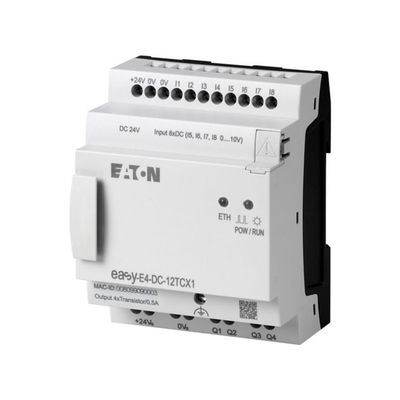 Ελέγχου Relays EASY-E4-AC-12RCX1 8DI4RO 100-240V AC/DC Πλακέτο Ethernet Στροφικό Τερματικό
