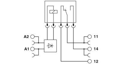 Εύκολη εγκατάσταση PLC-RSC-230UC/21 Relay Module 2966207 για βιομηχανική αυτοματοποίηση