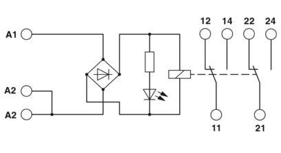 Μονάδα EMG Relay 2940391 17-REL/KSR-24/21-21-LC για λύσεις βιομηχανικού αυτοματισμού