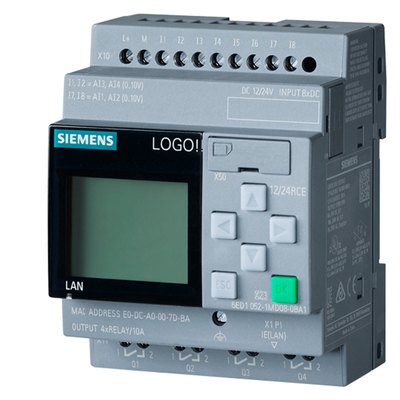 6ED1052-1MD08-0BA1 PLC LOGO Βασική μονάδα με προχωρημένα χαρακτηριστικά και λειτουργίες οθόνης