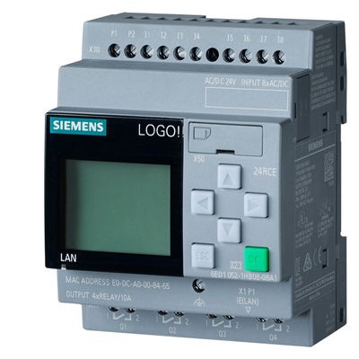 LOGO 8 24RCE Βασική μονάδα με οθόνη 6ED1052-1HB08-0BA1 επιλογή μακράς διάρκειας