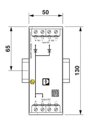 Διάρκεια ζωής QUINT4-S-ORING/12-24DC/1X40/ Μονάδα εφεδρισμού με προστατευτική επικάλυψη
