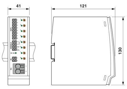 NO-R CBM E8 24DC/0.5-10A Ηλεκτρονικός διακόπτης κυκλωμάτων με ρυθμιζόμενο ρεύμα 0,5-10A