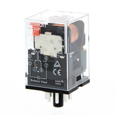 Ενδιάμεσο ρελέ MKS2P AC110 BY OMZ/C Σχεδιασμένο για βαριές βιομηχανικές εφαρμογές