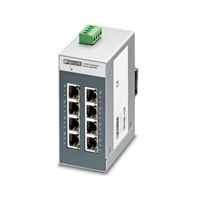 FL SWITCH SFNB 8TX Industrial Ethernet Switch 2891002 με ευέλικτες επιλογές τοποθέτησης