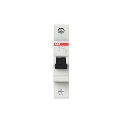 MCB SH201-B40 Μικροσκοπικός διακόπτης κυκλωμάτων 1P Δοκιμαστικό ρεύμα 40A Μίνι μέγεθος Δοκιμαστική τάση 220