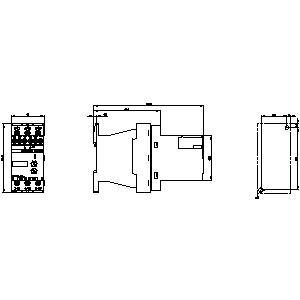 Μηχανοκίνητο μαλακό εκκινητήρα 3RW3018-1BB14 PLC 3RW30 Μέγεθος S00 με παράκαμψη και τερματικά βίδες