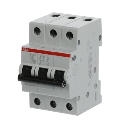 MCB SH203-B6 Μικροσκοπικός διακόπτης Διορισμένη συχνότητα Hz 50 Αριθμός πόλου 3 6 A