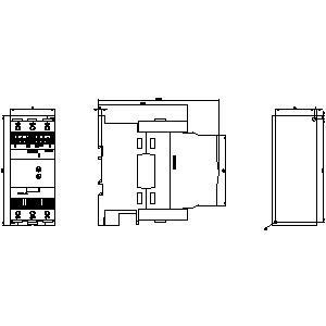 3RW30 Μεγέθος Soft Starter S3 55 KW/400 V Τερματικά βίδες με παράκαμψη 3RW3047-1BB14