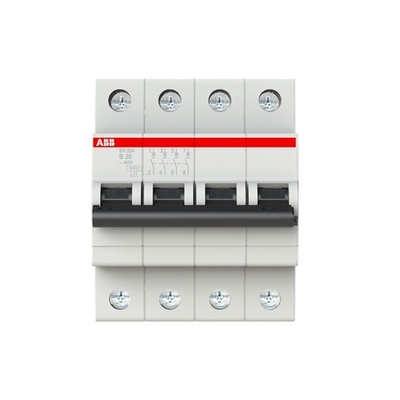 MCB SH204-B20 Μικροσκοπικός διακόπτης κυκλωμάτων 4P B 20 A BCD Curve B Δυνατότητα διάσπασης