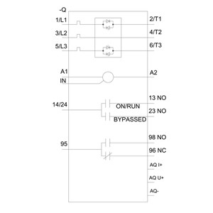 3RW5073-6AB04 SIRIUS Soft Starter Μεγέθος S12 με τερματικά τύπου βίδες και αναλογική έξοδο