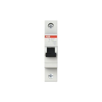 MCB SH201-C6 Μικροσκοπικός διακόπτης κυκλωμάτων 1P C 6 A Κατάλληλος για διάφορες εφαρμογές