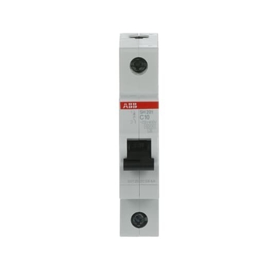 MCB SH201-C10 Μικροσκοπικός διακόπτης κυκλωμάτων 1P C 10 A ονομαστική τάση 220 Δυνατότητα διακοπής 1P