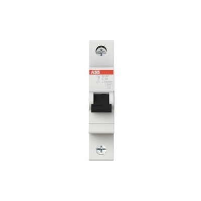 1P C 20 A MCB SH201-C20 Μικροσκοπικός διακόπτης κυκλωμάτων BCD Σκύλη C 1P Δυνατότητα διάσπασης 1P