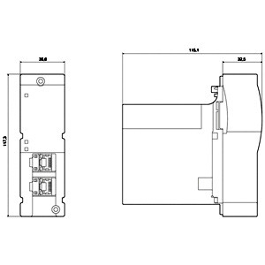 3RW4900-0NC00 Profinet επικοινωνιακή μονάδα για Sirius Soft Starter 3RW44 από τη Siemens