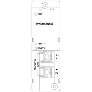 3RW4900-0NC00 Profinet επικοινωνιακή μονάδα για Sirius Soft Starter 3RW44 από τη Siemens
