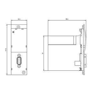 Μονάδα επικοινωνιών για 3RW44 Soft Starter 3RW4900-0KC00 Προηγμένη λύση ελέγχου
