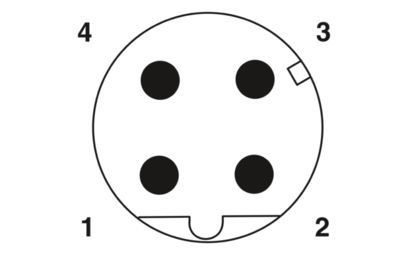 SACC-M12MRD-4Q SH PN 1554539 Σύνδεσμος δεδομένων Η τέλεια λύση για τη μετάδοση δεδομένων