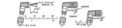 SACC-M12FR-5PL 1424690 Συνδέτης Η απόλυτη λύση για τη βιομηχανική συνδεσιμότητα
