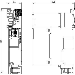 3RW5980-0CS00 PROFINET Τυποποιημένη μονάδα επικοινωνίας