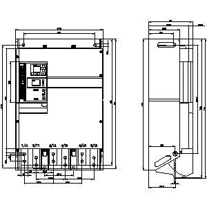 Siemens 3RW5553-6HA14 SIRIUS Soft Starter Μέγεθος 5 Τερματικό τύπου βίδες για ομαλή εκκίνηση