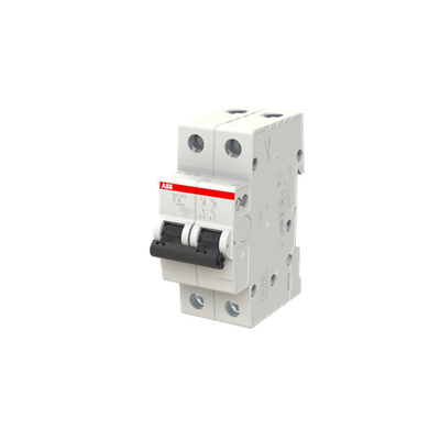 2P MCB SH202-C6 Μικροσκοπικός διακόπτης τάσης 220 C 6 Α αριθμός πόλων