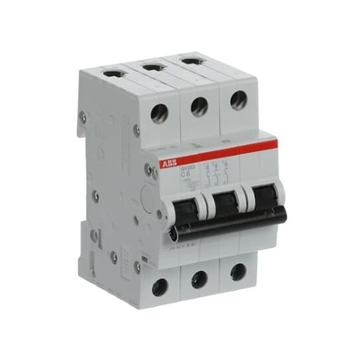 MCB SH203-C6 Μικροσκοπικός διακόπτης κυκλωμάτων 3P 6A C Διορισμένο ρεύμα 6A MCB