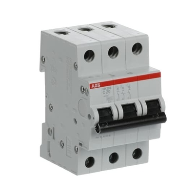 MCB SH203-C20 Μικροσκοπικός διακόπτης κυκλωμάτων 3P Διορισμένο ρεύμα 20A Διορισμένη συχνότητα 50 Hz