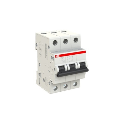 220V MCB SH203-C25 Μικροσκοπικός διακόπτης κυκλωμάτων 3P C 25A Διορισμένη τάση 220V BCD καμπύλη C