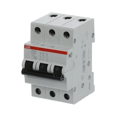 SH203-C40 Μικροσκοπικός διακόπτης κυκλωμάτων 3P C 40 A ονομαστική τάση 220 Ανθεκτική κατασκευή