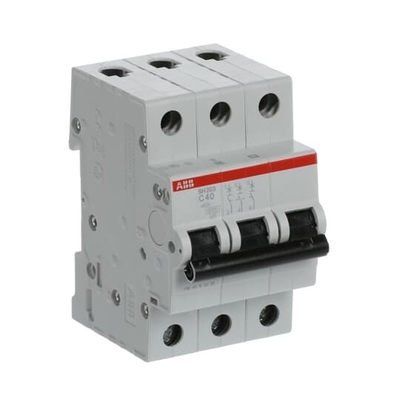 SH203-C40 Μικροσκοπικός διακόπτης κυκλωμάτων 3P C 40 A ονομαστική τάση 220 Ανθεκτική κατασκευή