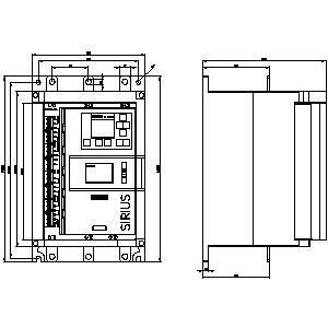 3RW5536-6HA14 SIRIUS Soft Starter Μέγεθος 3 Τερματικά βίδες για εφαρμογές βαριάς χρήσης