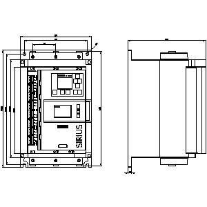 3RW5525-1HA14 SIRIUS Soft Starter Μέγεθος 2 Τερματικά βίδες για βιομηχανικές εφαρμογές