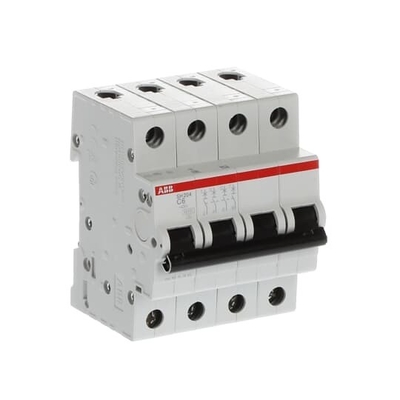 MCB SH204-C6 Μικροσκοπικός διακόπτης κυκλωμάτων 4P C 6A Διορισμένο ρεύμα 20A Διορισμένη τάση 220V