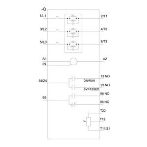 Έλεγχος κινητήρα με 3RW5248-2TC14 SIRIUS Soft Starter και τερματικά με ελατήριο