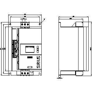 3RW5216-1TC14 SIRIUS Soft Starter για τα τερματικά βίδες ελέγχου κινητήρα