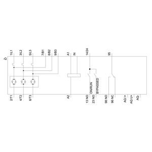 3RW5148-1XC14-0S Soft Starter Μέγεθος 4 Τερματικά βίδες Αναλογική έξοδος με πρότυπο HMI