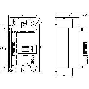 3RW5135-1XC14 SIRIUS Soft Starter Μέγεθος 3 Τερματικά βίδες Αναλογική έξοδος για βιομηχανικές