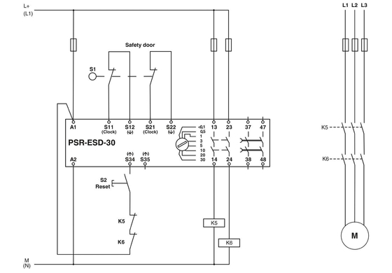 Ρέλε ασφαλείας επαφής Phoenix 2981800 PSR-SCP-24DC/ESD/4X1/30 για ασφαλές κλείσιμο