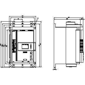 3RW5113-1XC14 SIRIUS Soft Starter Μέγεθος 2 Τερματικά βίδες 3RW5113-1XC14 Αναλογική έξοδος