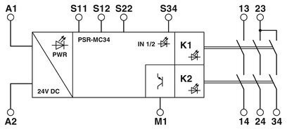 2700548 Φήνικς Επαφή Ασφάλεια Ρέλε PSR-MC34-3NO-1DO-24DC-SP Εμπιστευτικό 0.68*9.31*10.25cm