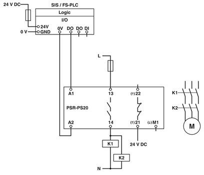 2700356 Ασφαλής αναμεταδότης επαφής Phoenix -PSR-PS20-1NO-1NC-24DC-SC για κλείσιμο τάσης