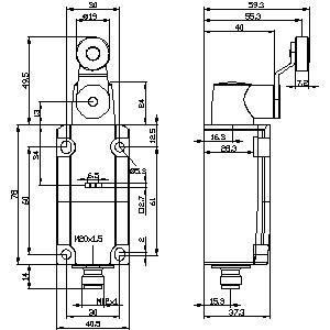 3SE51140CH011AC5 Ενεργοποιητής μερικής περιστροφής για ακριβή τοποθέτηση σε βιομηχανικές εφαρμογές