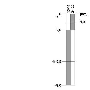 3SE5122-0CC02 Διαχειριστής ευρείας θέσης με στρογγυλοποιημένο εμβολοφόρο για ανθεκτική απόδοση