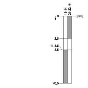 31 mm πλαστικός διακόπτης θέσης M20x1.5 χωρίς LED plunger για μηχανήματα και εξοπλισμό