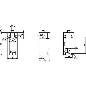 31 mm πλαστικός διακόπτης θέσης M20x1.5 χωρίς LED plunger πλαστικό 3SE5232-0CC05-1CA0