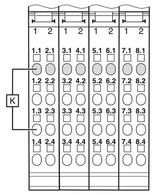 IP20 Επίπεδο προστασίας 2985631 IB IL 24 PSDO 8-PAC Security Module