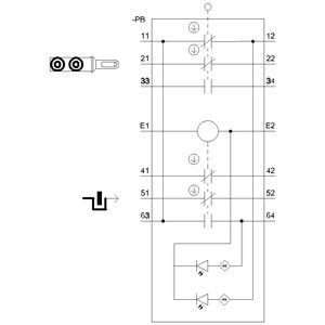 Πλαστικός διακόπτης θέσης M20 X 1 5 Ye/gr FKV Βοηθητική απελευθέρωση στο μπροστινό μέρος 3SE53221SD21